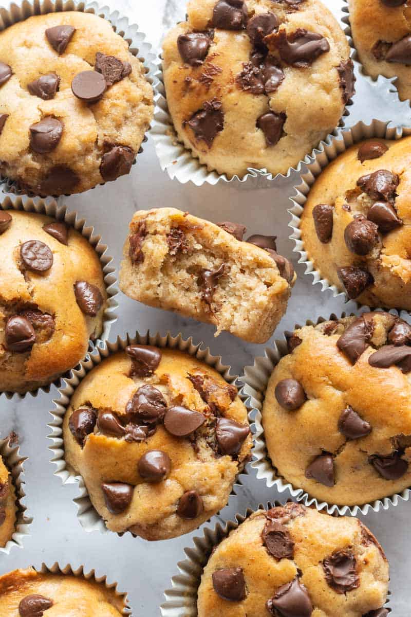 4 Pack of Chocolate Chip Protein Muffin Bites